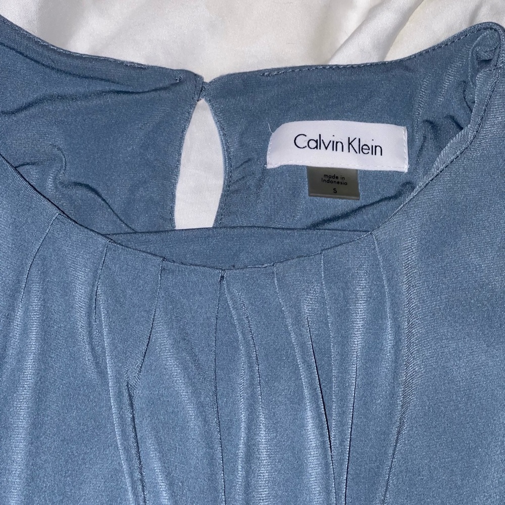 Calvin Klein Blue Fromal Top